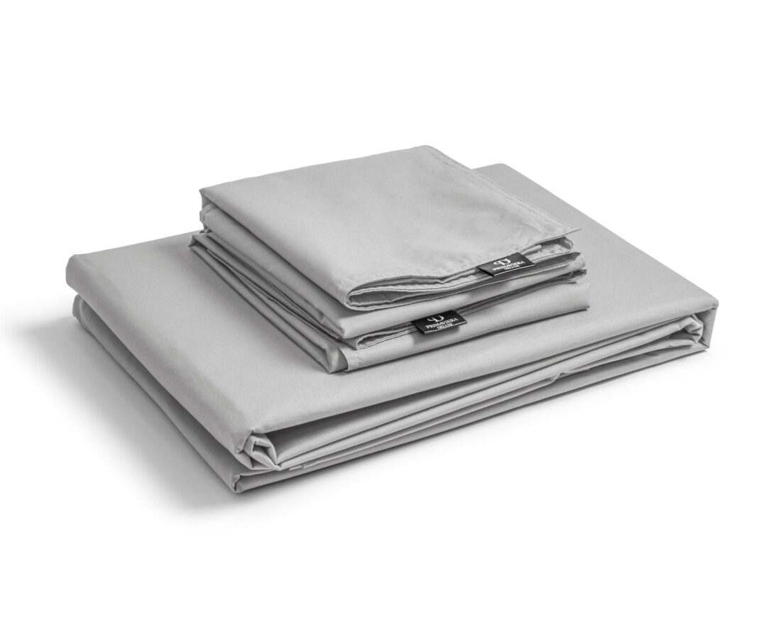 Egyptian Cotton Uni Duvet Cover Grey 200 X 200 260