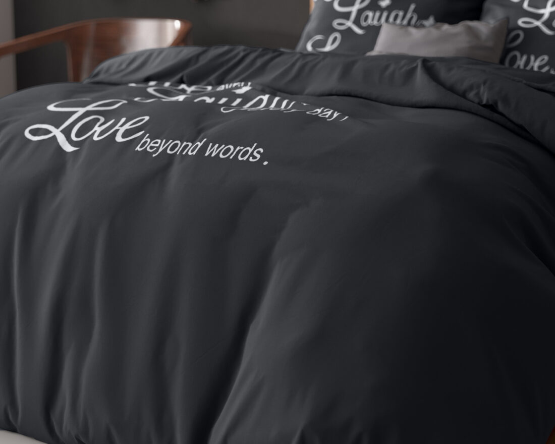 Leef Lach En Liefde Antraciet 240 X 220 Leef Lach En Liefde Antraciet 240 X 220