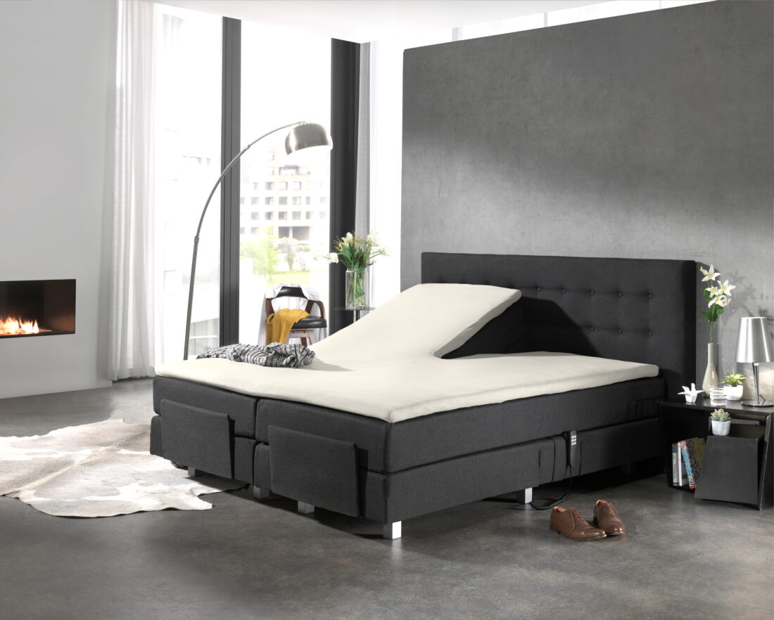 Splittopper Katoen Hoeslaken Crme 140 X 200