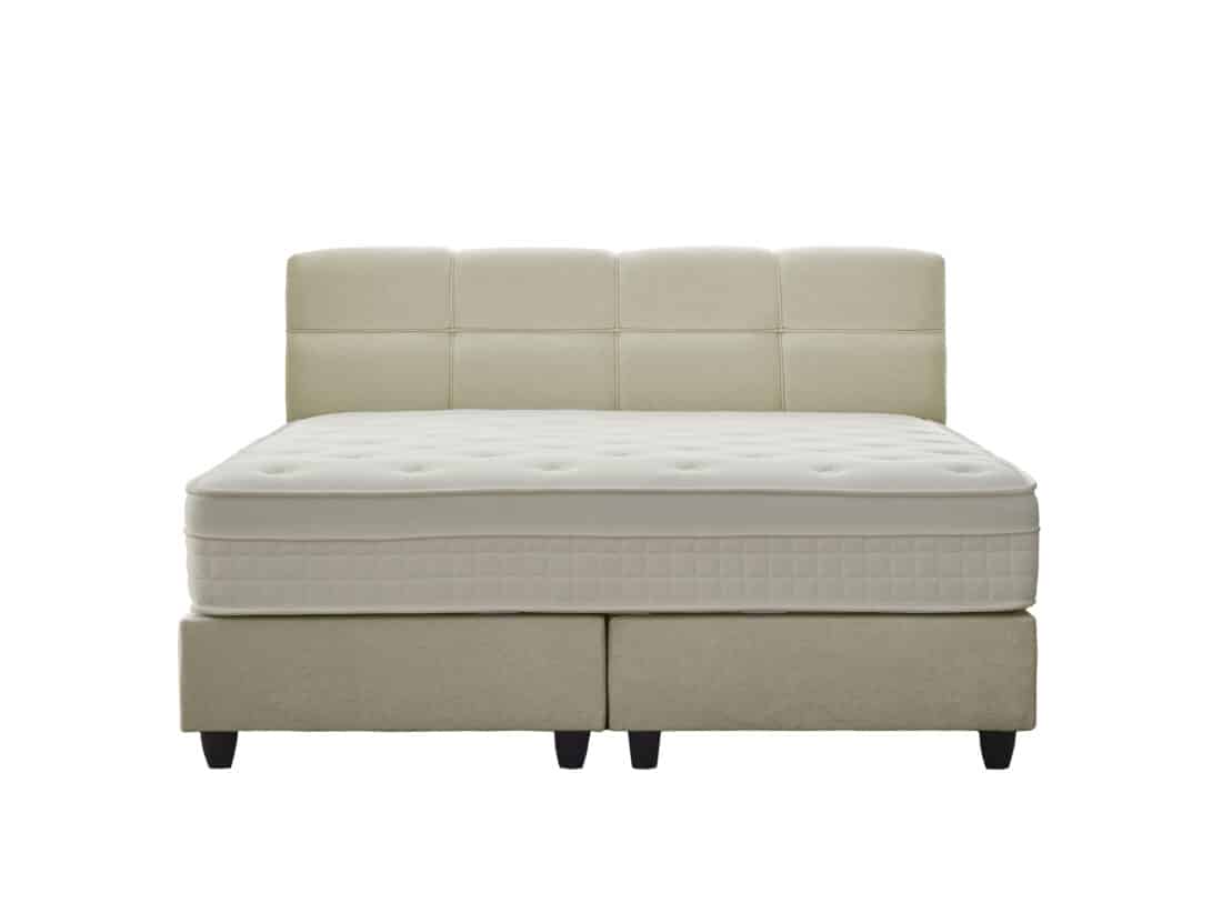 Boxspring Vida 8211 Stof Teddy Beige 8211 180 215 200 Cm