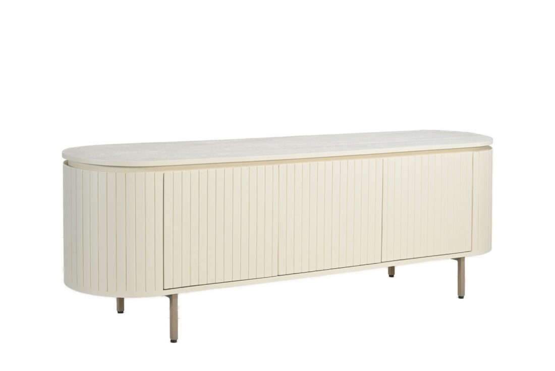 Dressoir Patou 8211 Beige Hardhout 8211 170 Cm