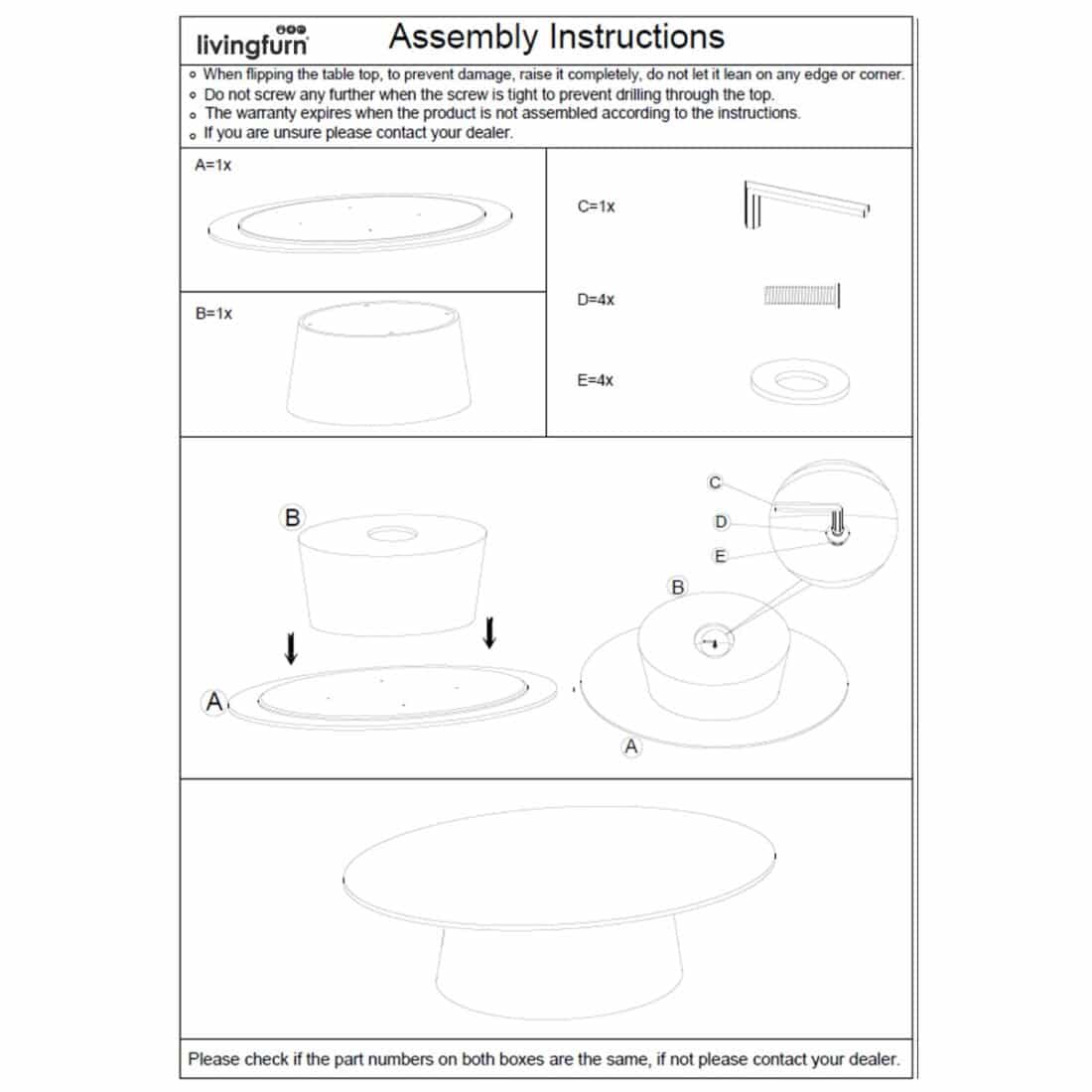 Salontafel Brix Bottecino 8211 Mangohout 8211 Ovaal 120 Cm