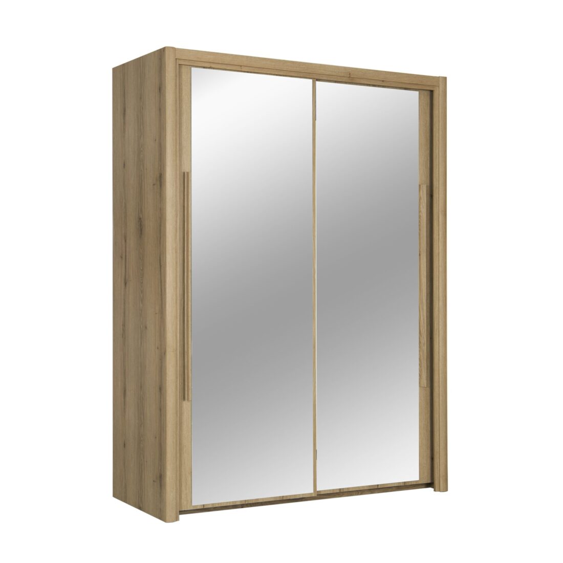 Linnenkast Cyrus 8211 Helvezia Eiken 8211 2 Schuifdeuren Met Spiegels