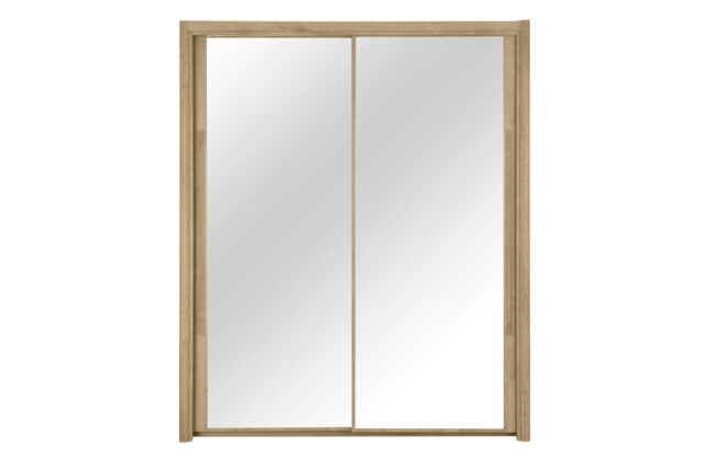 Linnenkast Cyrus 8211 Helvezia Eiken 8211 Met 2 Spiegeldeuren