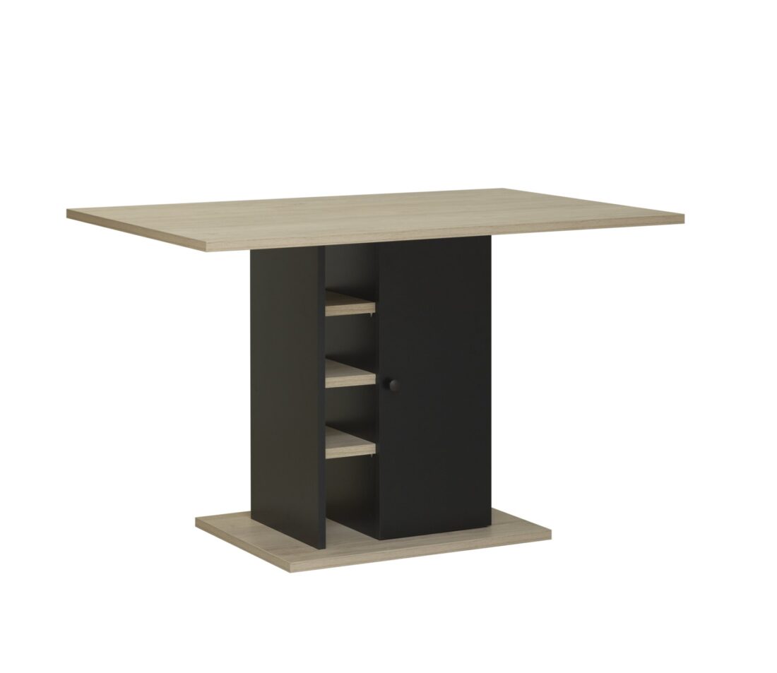 Eetkamertafel Oxford 8211 Zwart Licht Eiken 8211 80 215 120 Cm Eetkamertafel Oxford 8211 Zwart Licht Eiken 8211 80 215 120 Cm