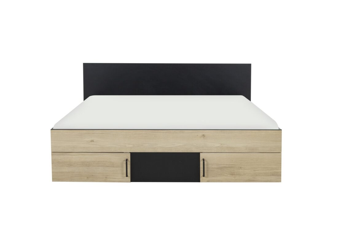 Opbergbed Swivel 8211 Kastanje Naturel Zwart 8211 140 215 190 Cm