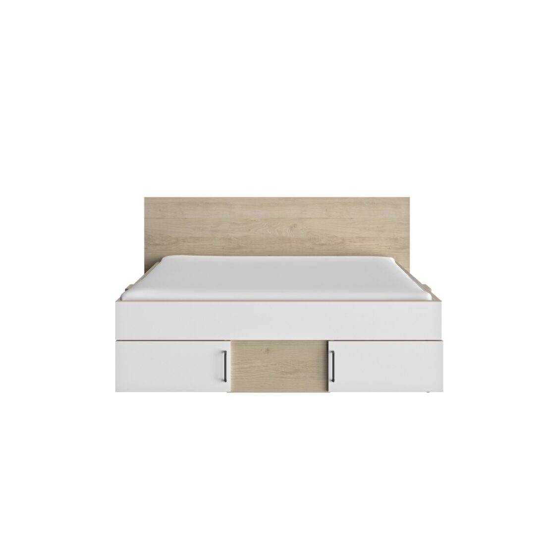 Opbergbed Swivel 8211 Bicolor Wit Naturel Eiken 8211 140 215 190 Cm