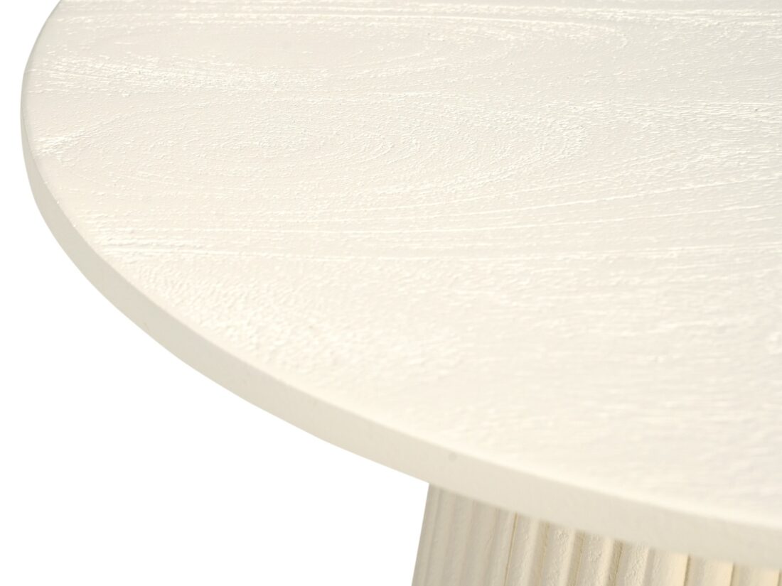 Salontafel Patrice 8211 Hardhout Beige 8211 Rond 50 Cm