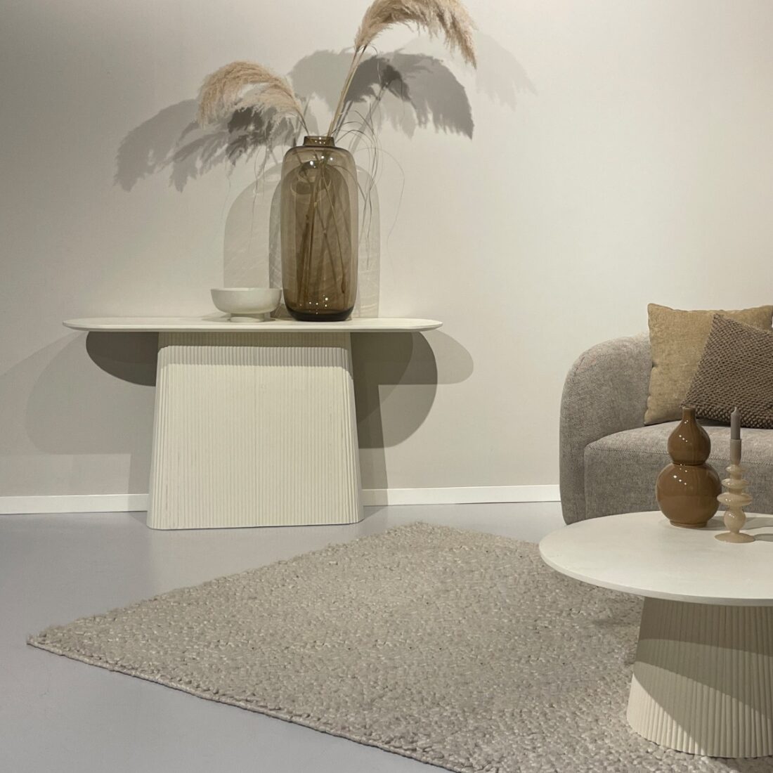 Wandtafel Patrice 8211 Beige Hardhout 8211 140 Cm