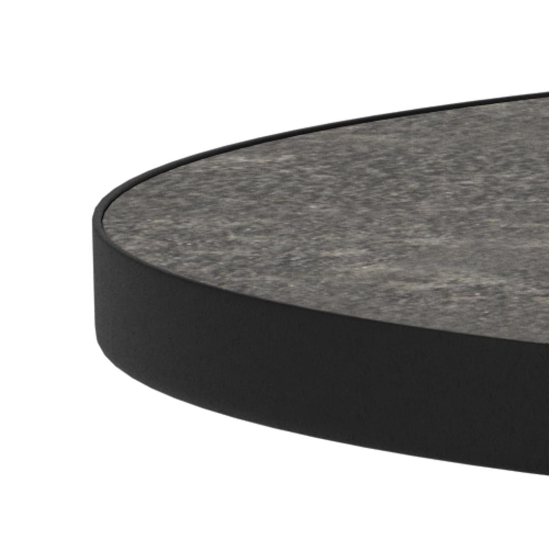 Salontafel Soli 8211 Ruw Keramisch Blad 8211 Metaal Salontafel Soli 8211 Ruw Keramisch Blad 8211 Metaal