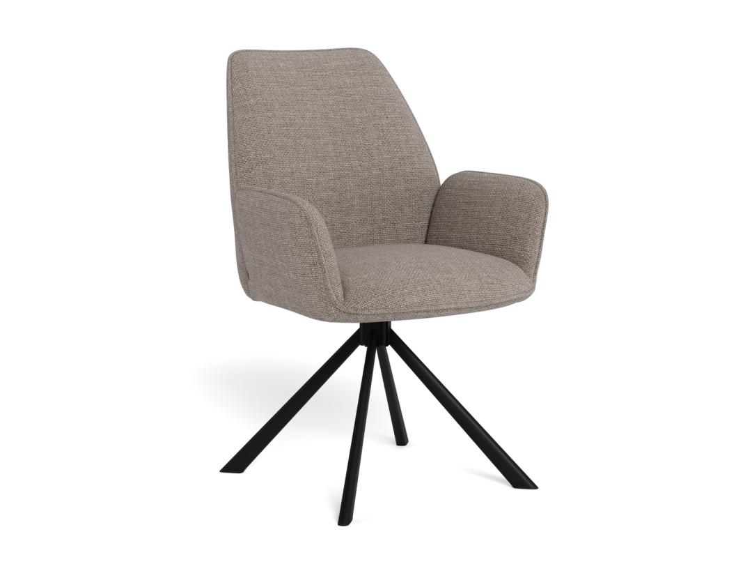 Eetkamerstoel Glenda 8211 Stof Basel Lichtgrijs Minimale Bestelling 2 Stuks