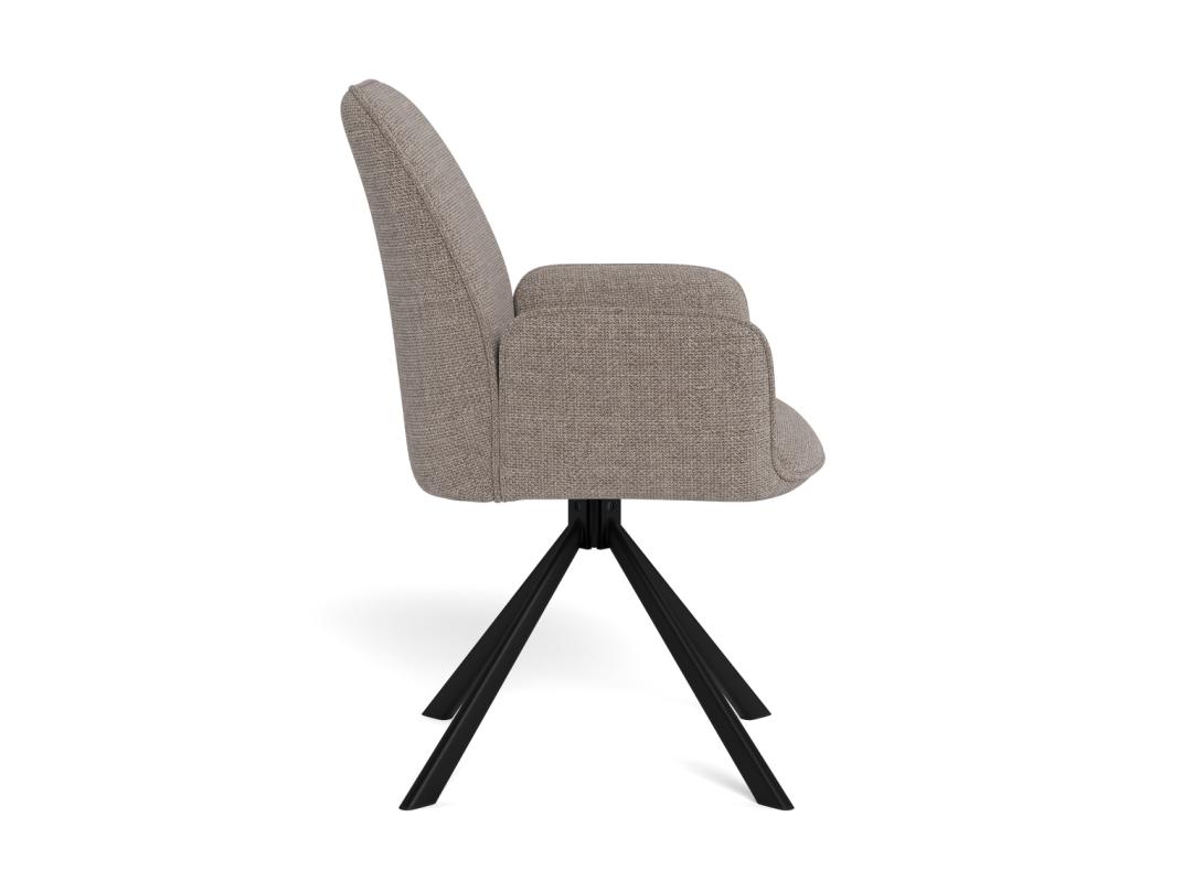 Eetkamerstoel Glenda 8211 Stof Basel Lichtgrijs Minimale Bestelling 2 Stuks