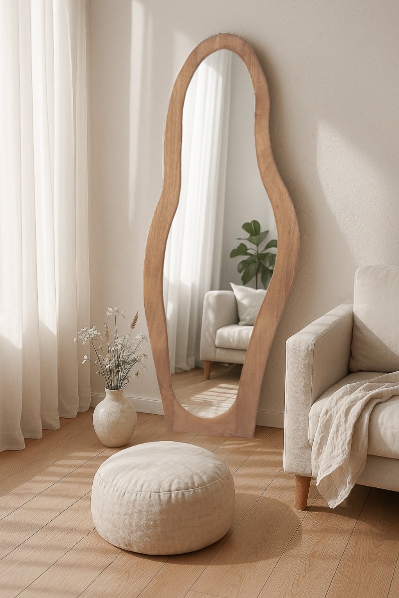 Spiegel Brix Olivia 8211 Amandel 8211 Organisch