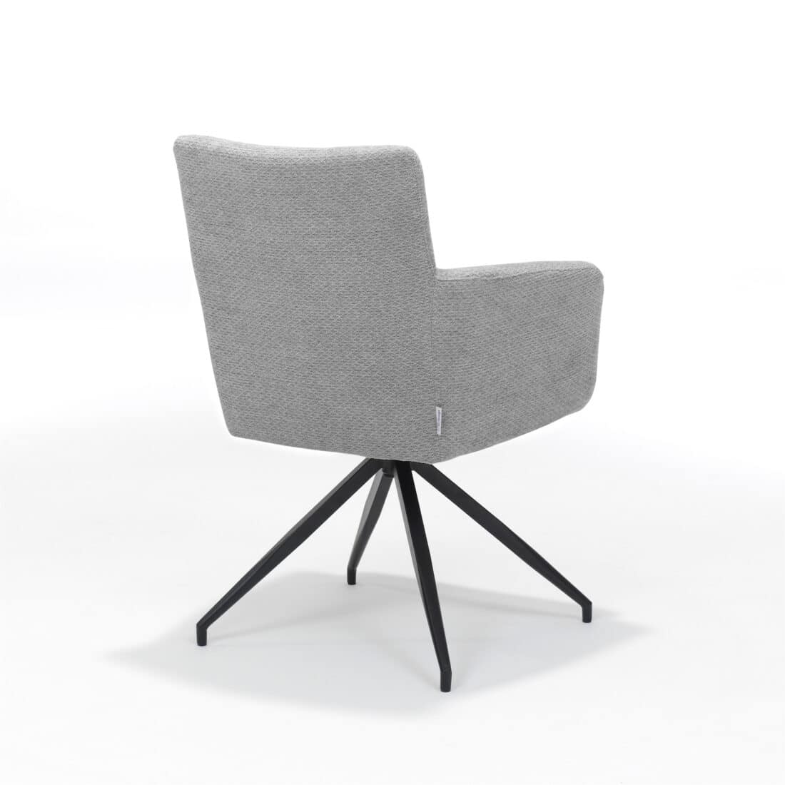 Eetkamerstoel Joey 8211 Stof Retro Bliss Grijs 8211 Metaal Eetkamerstoel Joey 8211 Stof Retro Bliss Grijs 8211 Metaal
