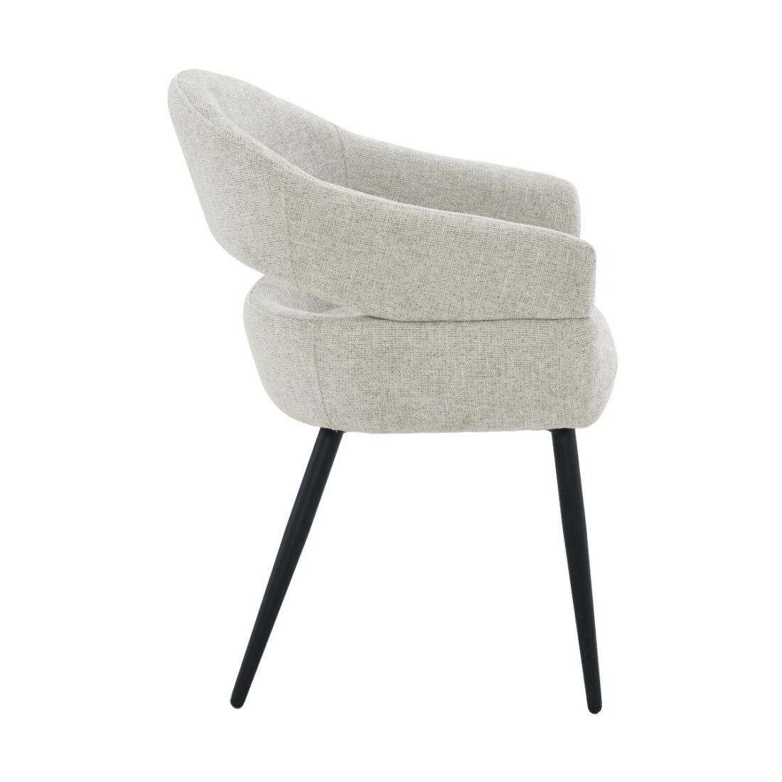 Eetkamerstoel Megan 8211 Stof Toffee 8211 Metaal Minimale Bestelling 2 Stuks