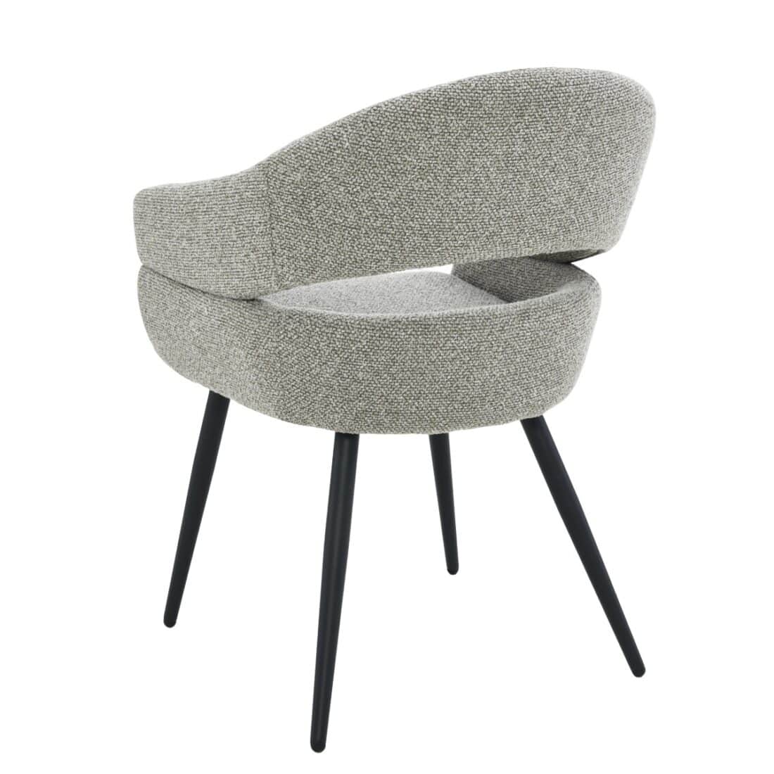 Eetkamertafel Megan 8211 Stof Taupe 8211 Metaal Minimale Bestelling 2 Stuks