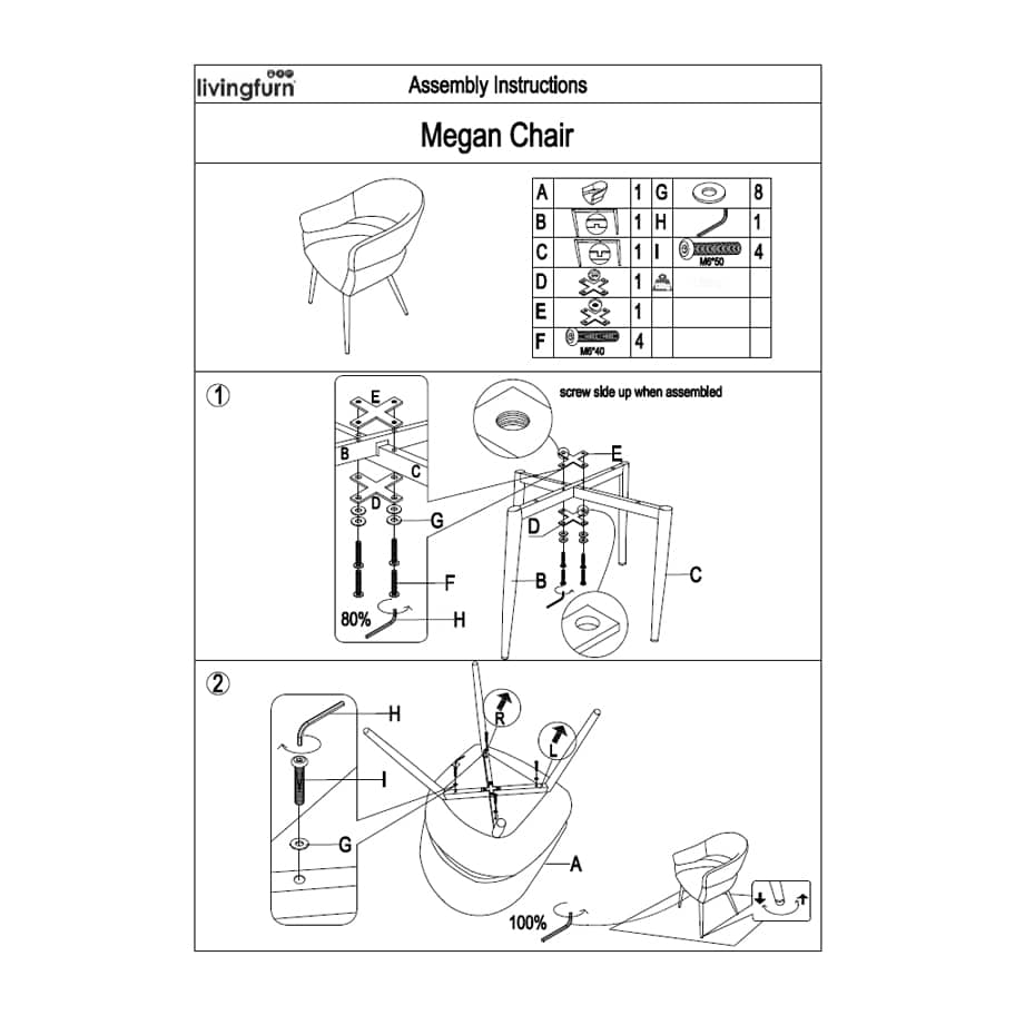 Eetkamerstoel Megan 8211 Stof Bisque Oasis 8211 Metaal Minimale Bestelling 2 Stuks