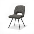 Eetkamerstoel Jody - Stof Aragon antraciet