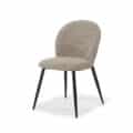 Eetkamerstoel Cuba Stof Aragon beige - Metaal