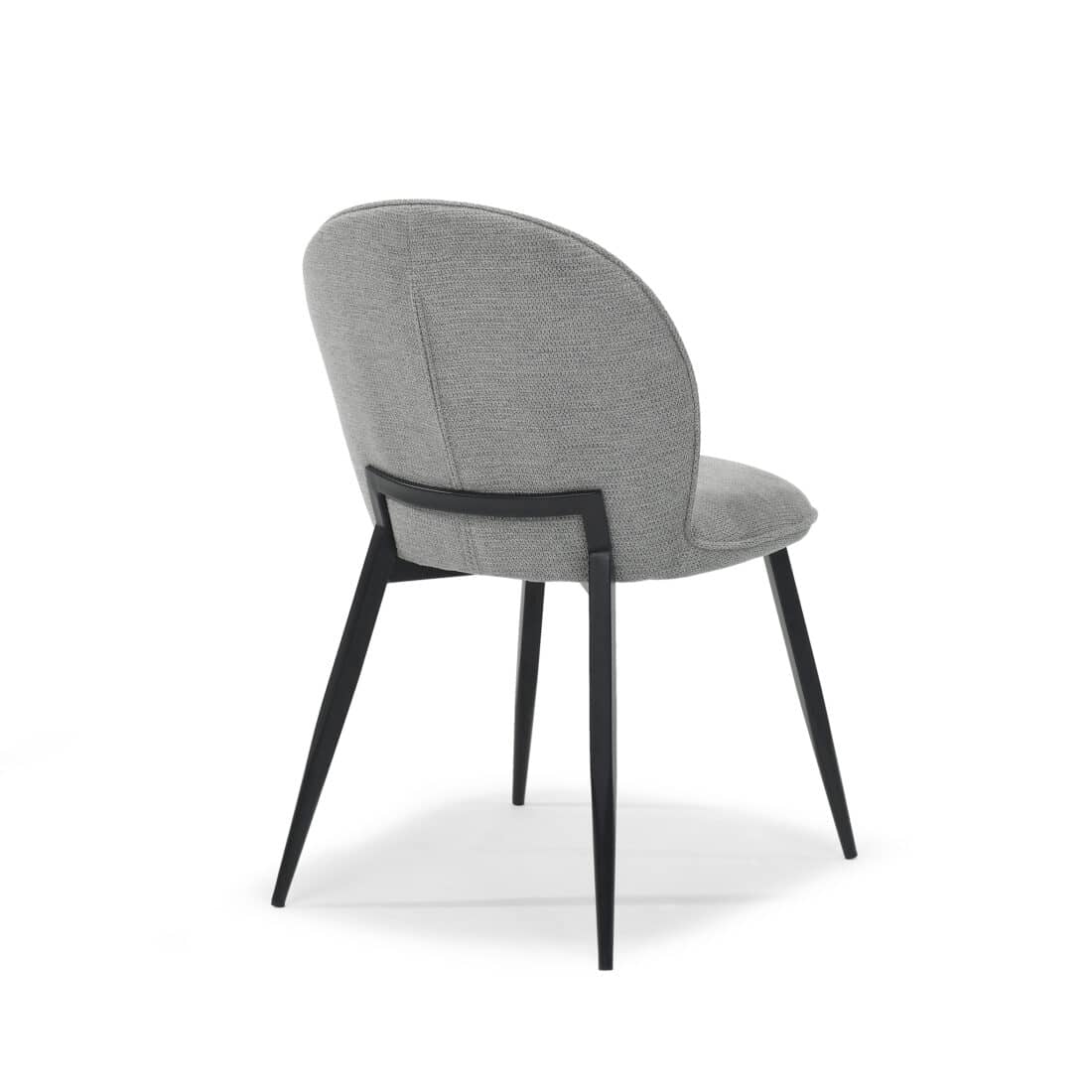Eetkamerstoel Cuba 8211 Stof Aragon Grijs 8211 Metaal
