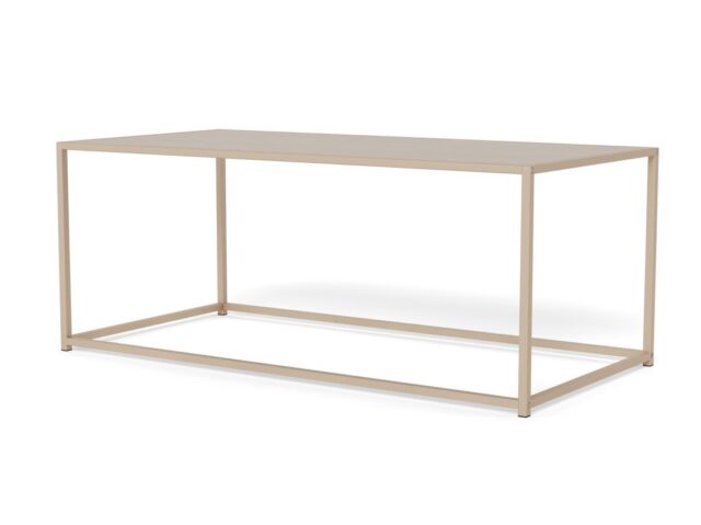 Salontafel Seaford 8211 Grijs Ruw Melamine 8211 Grijs Metaal