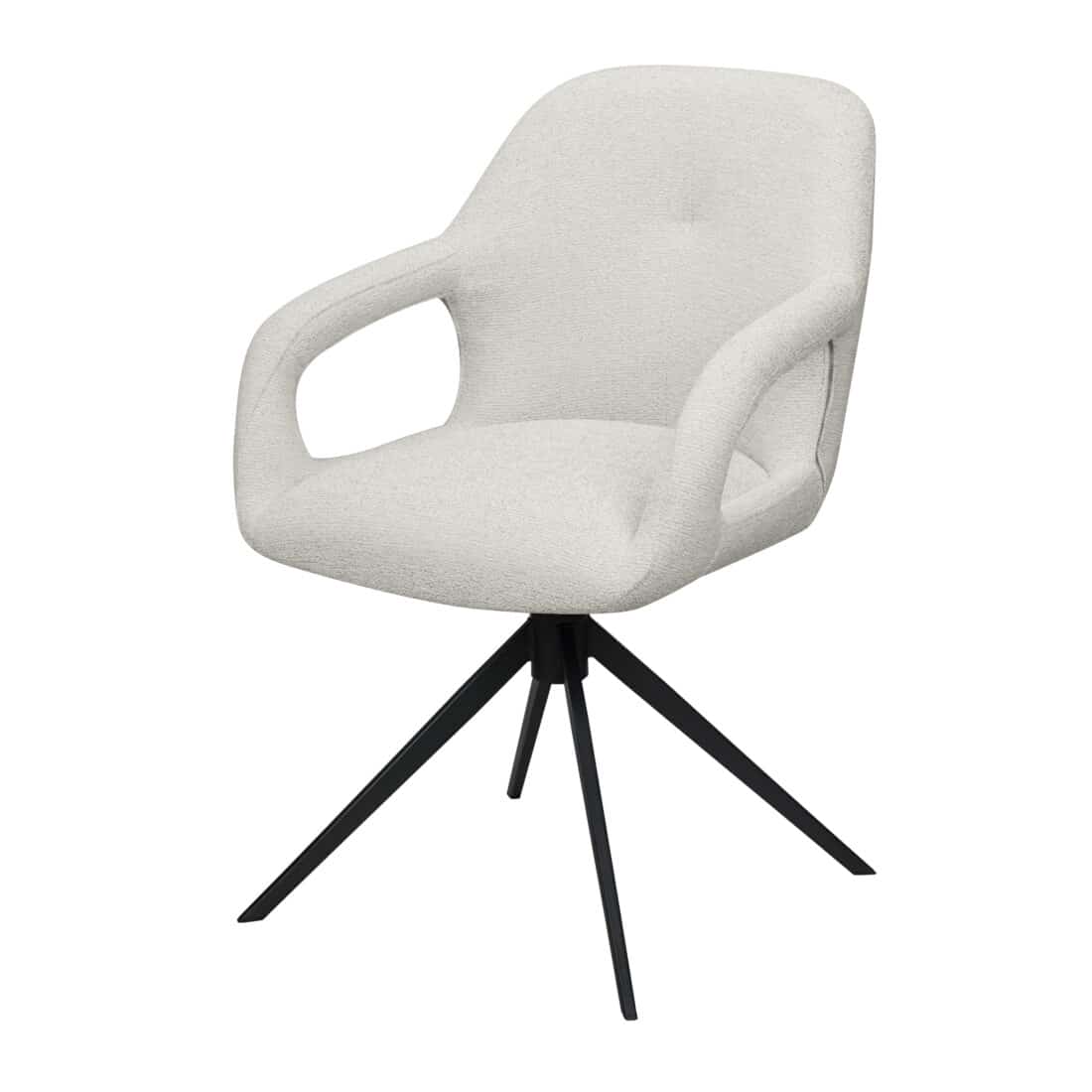 Eetkamerstoel Move 8211 Stof Sahara Champignon 8211 Relaxfunctie 8211 Metaal