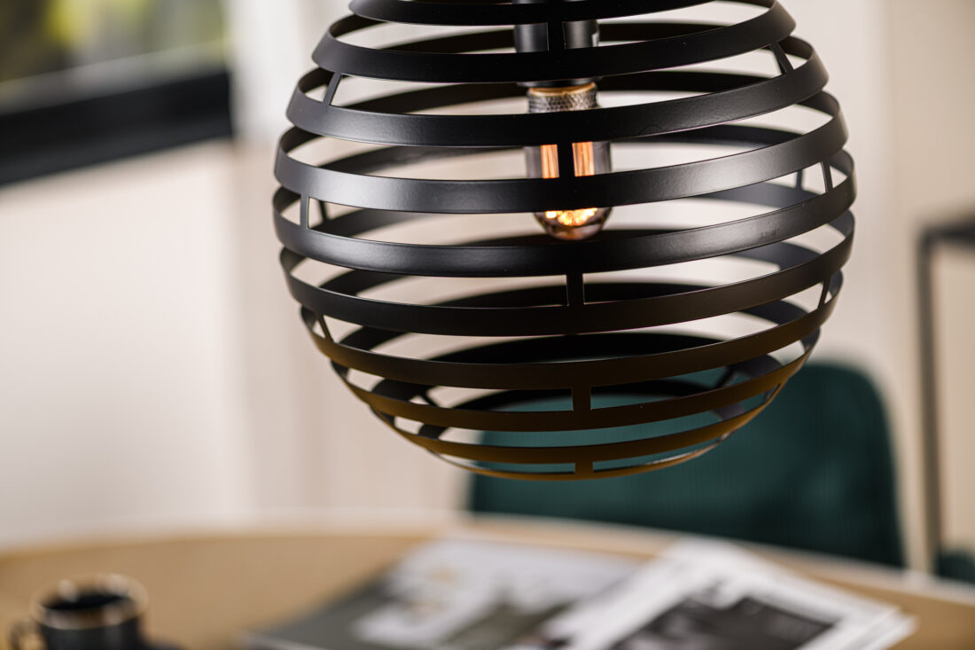 Hanglamp H340 8211 Zwart Metaal 8211 30 Cm