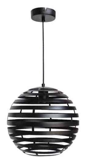 Hanglamp H340 8211 Zwart Metaal 8211 30 Cm