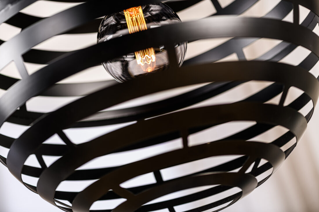 Hanglamp H340 8211 Zwart Mat Metaal 8211 50 Cm