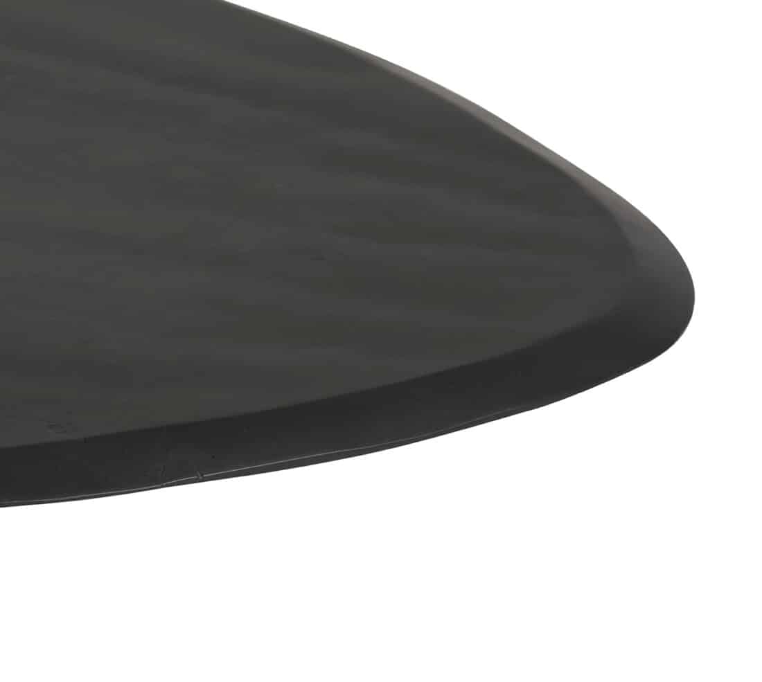 Salontafel Flare 8211 Zwart Mangohout 8211 120 Cm 8211 Geometrisch