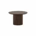 Salontafel Congo - Donker walnoot mangohout - Ø60
