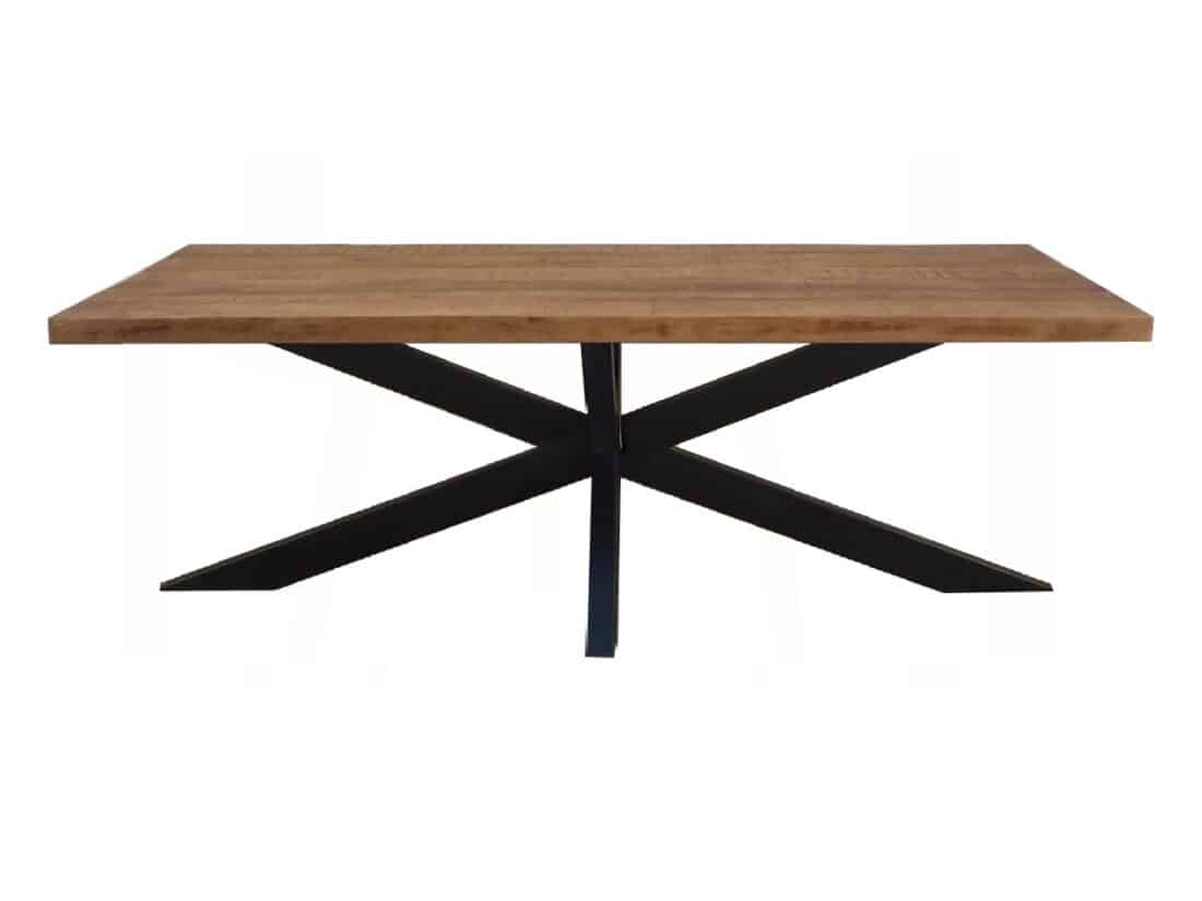 Eetkamertafel Brix 8211 Massief Mangohout 8211 Spinpoot Metaal 8211 160 Cm Eetkamertafel Brix 8211 Massief Mangohout 8211 Spinpoot Metaal 8211 160 Cm