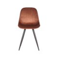 Eetkamerstoel Capri - Rust - Fluweel (minimale bestelling 2 stuks)