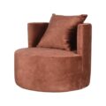 Fauteuil Evy - Rust - Velours