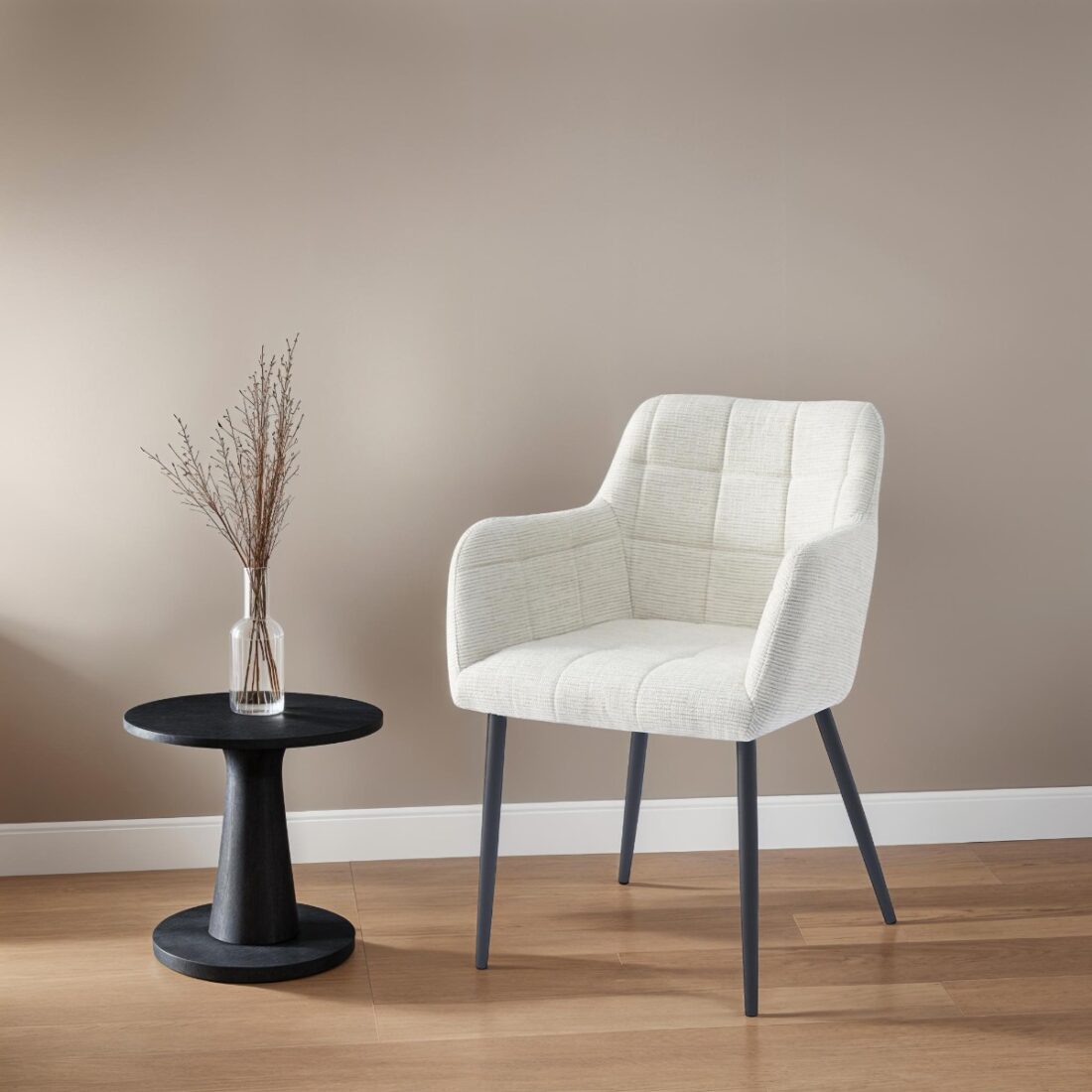 Eetkamerstoel Bronco 8211 Stof Zand 8211 Metaal Minimale Bestelling 2 Stuks