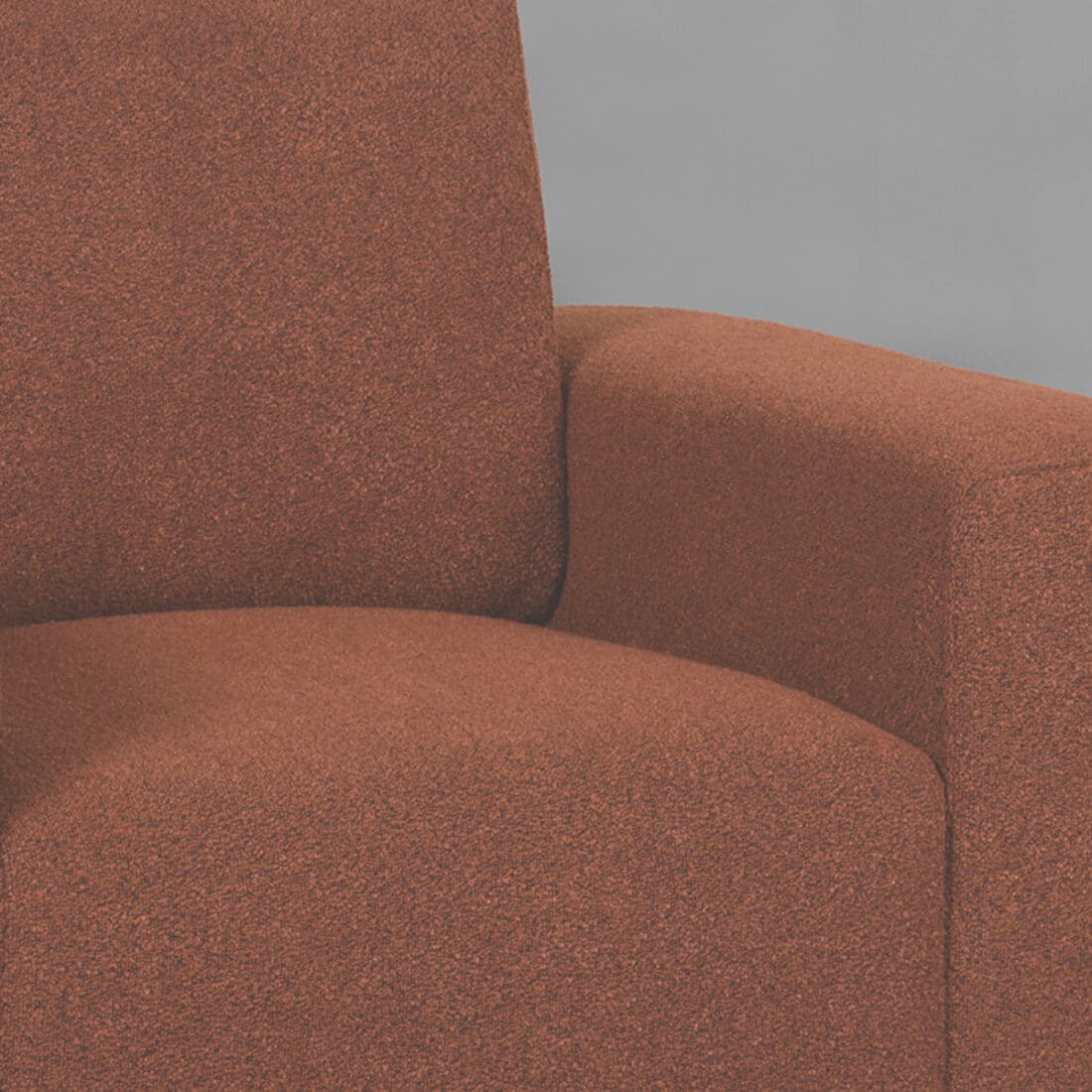 1 Zitsbank Ferraro 8211 Stof Rust 8211 112x88x85 Cm