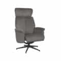 Relaxfauteuil Verdal - Stof Cosmo antraciet