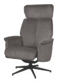 Relaxfauteuil Verdal - Stof Cosmo antraciet