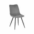 Eetkamerstoel Jort - Donkergrijs ribcord (bestelling per 2 stuks)