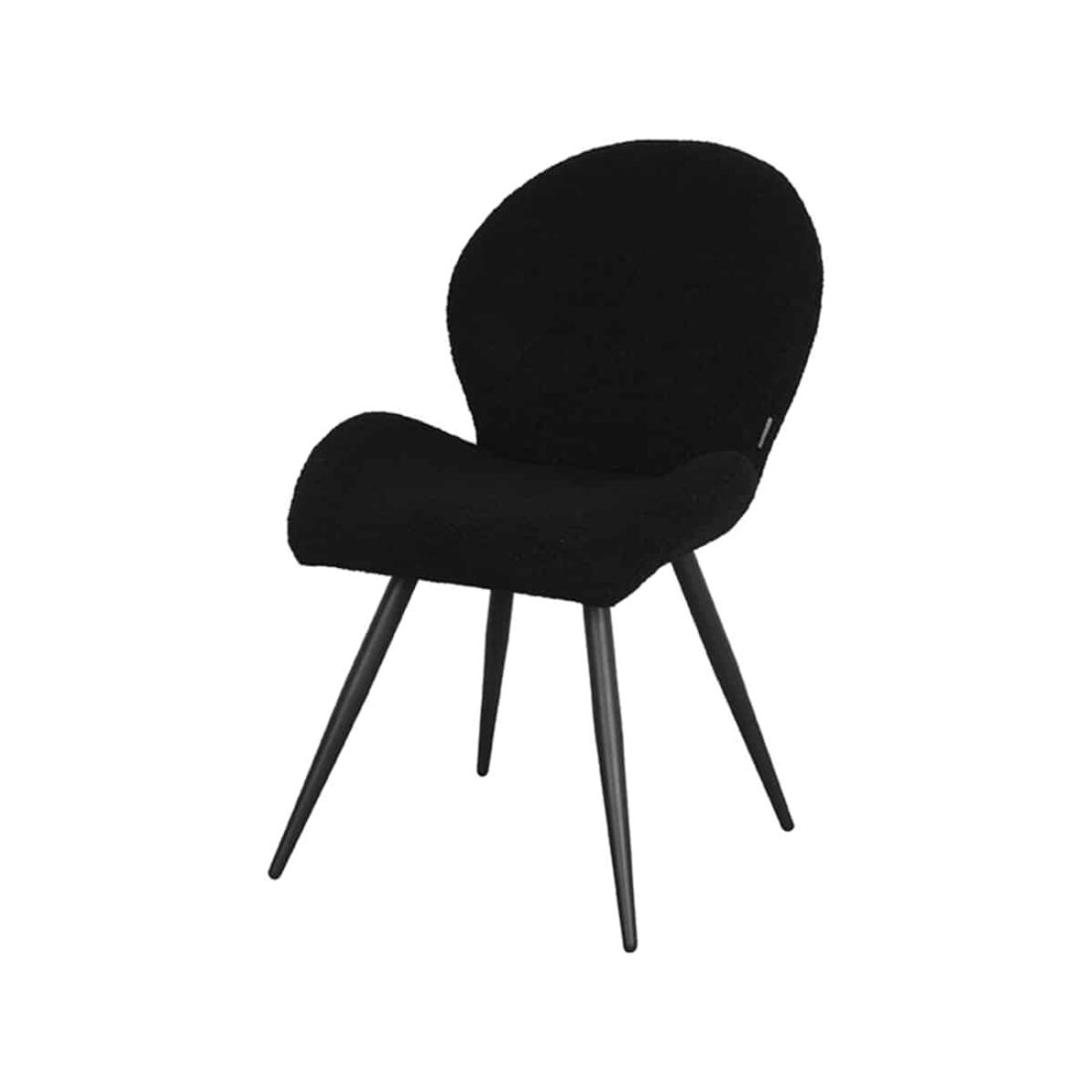 Eetkamerstoel Sky 8211 Zwart Teddy Minimale Bestelling 2 Stuks