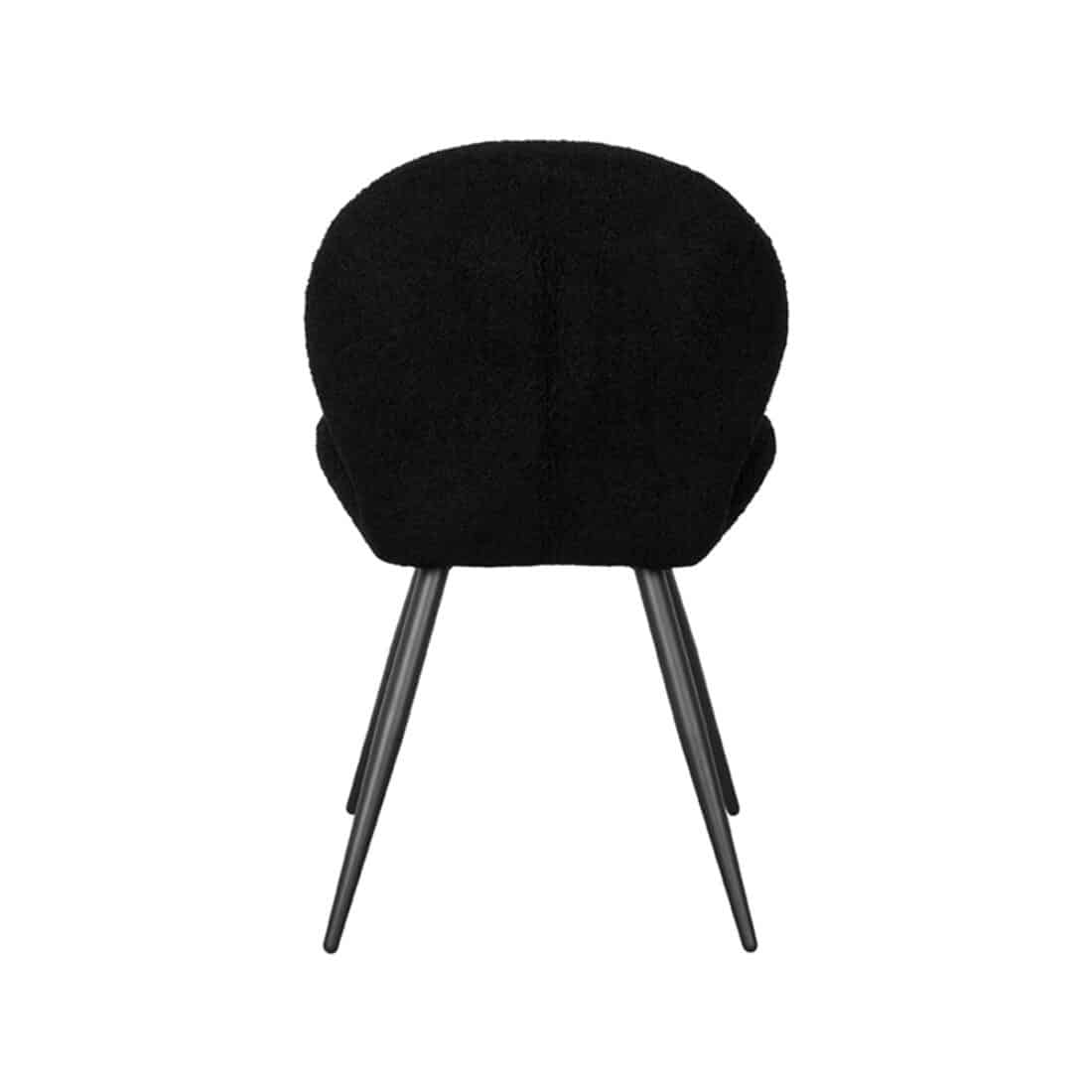 Eetkamerstoel Sky 8211 Zwart Teddy Minimale Bestelling 2 Stuks