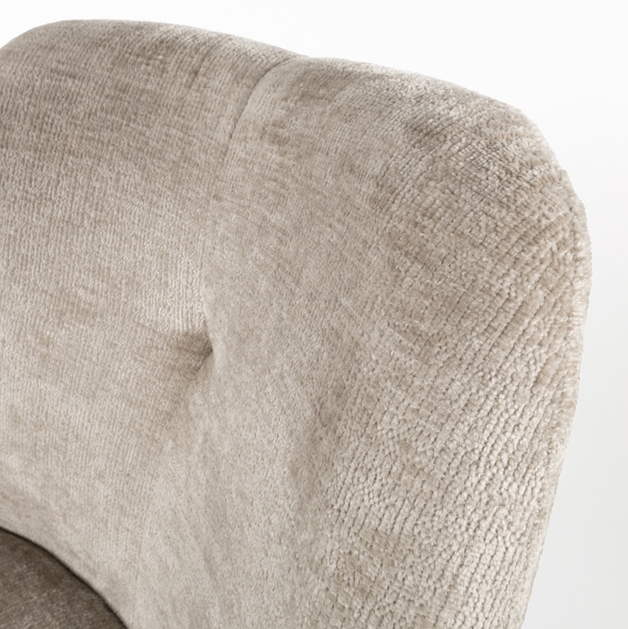 Eetkamerstoel Bobby 8211 Stof Liver 04 8211 Metaal 8211 360 Graden 8211 Perfecte Harmonie 8211 Liver 04