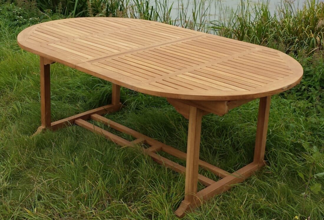 Tuintafel Uitschuifbaar Ovaal Living 8211 Teakhout 8211 180 240 Cm