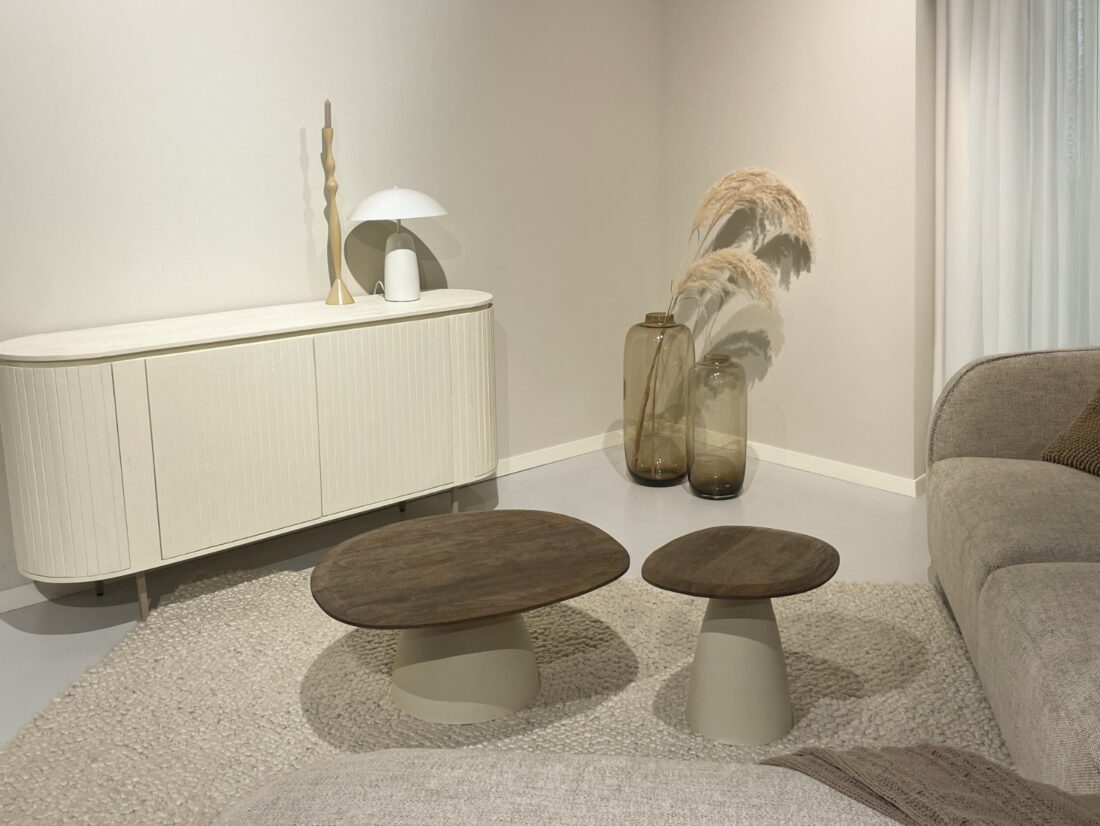 Dressoir Patou 8211 Beige Hardhout 8211 170 Cm