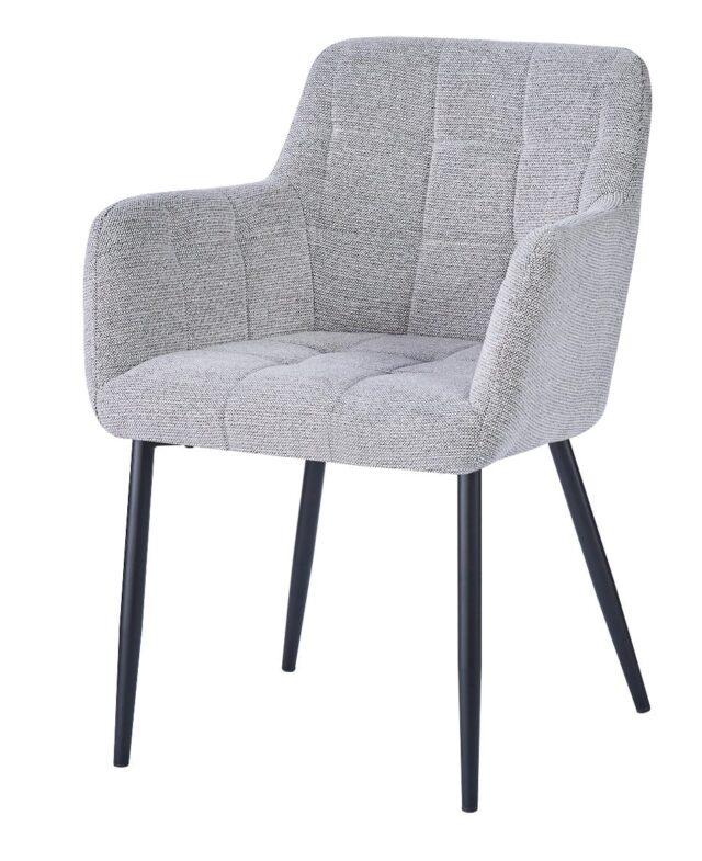 Eetkamerstoel Bronco 8211 Stof Karamel 8211 Metaal