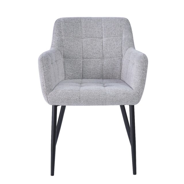 Eetkamerstoel Bronco 8211 Stof Karamel 8211 Metaal