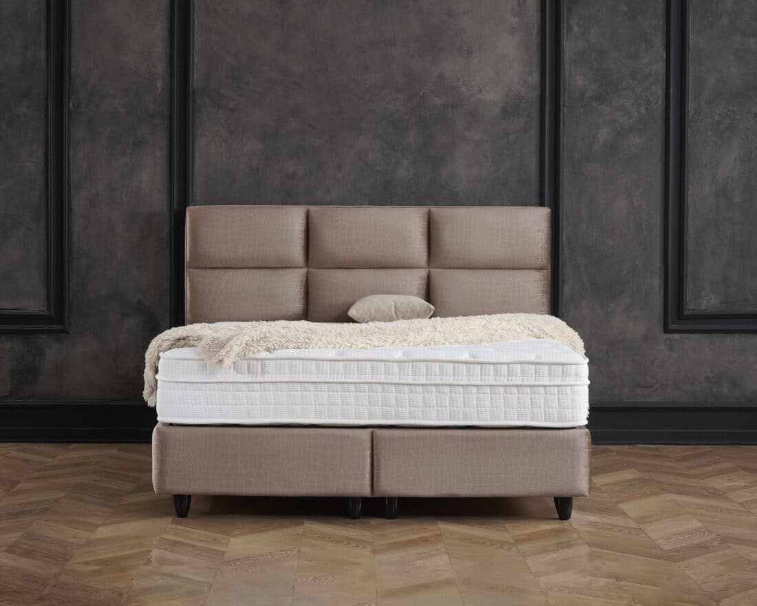 Boxspring Met Opbergruimte Mississippi Taupe 160 215 200