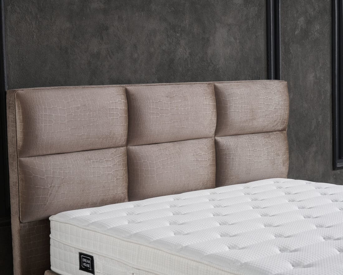 Opbergboxspring Mississippi Taupe 180 215 200