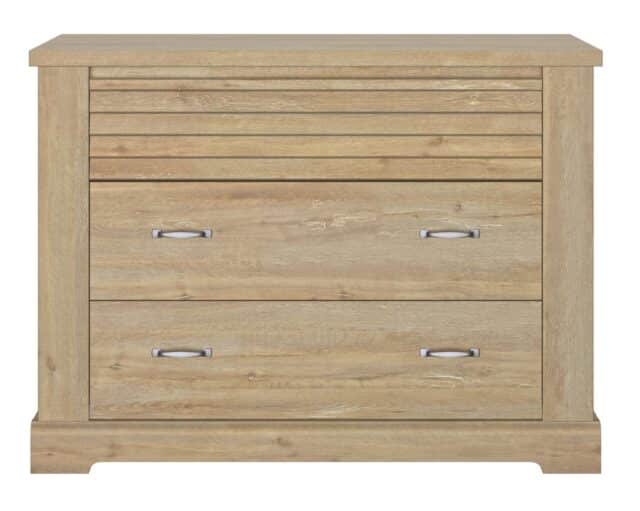 Ladekast Thelma 8211 Kastanjefinish 8211 Met 3 Lades