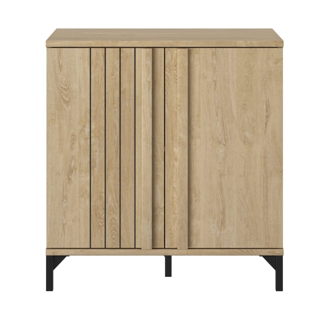 Opbergkast Faro 8211 Licht Eiken Mdf 8211 2 Deuren